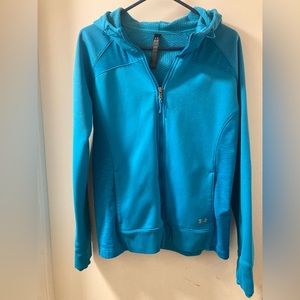 Blue UnderArmour Ladies Sport Workout Hoodie